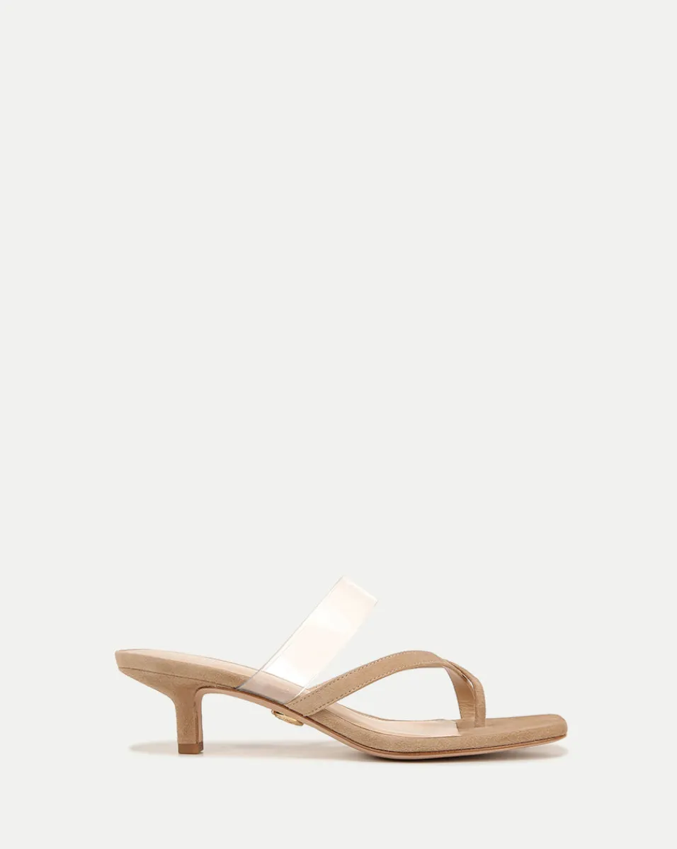 Flash Sale Veronica Beard Alanis Sandal in Sand Sand/Clear