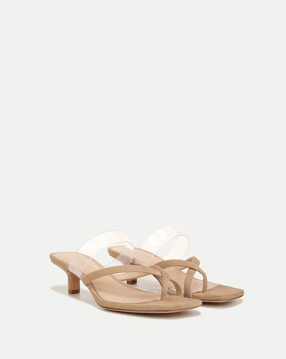 Flash Sale Veronica Beard Alanis Sandal in Sand Sand/Clear