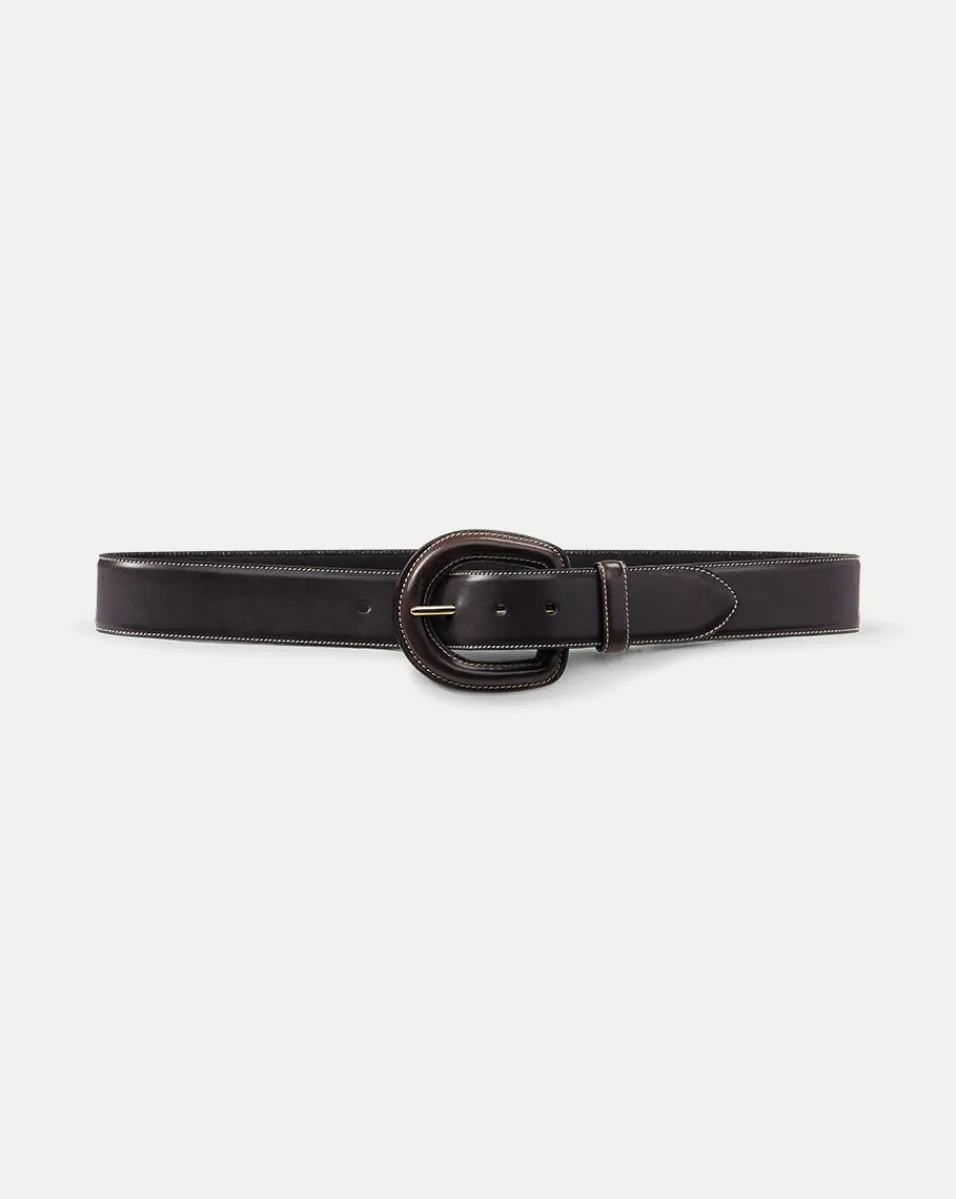 New Veronica Beard Aloe Belt in Black