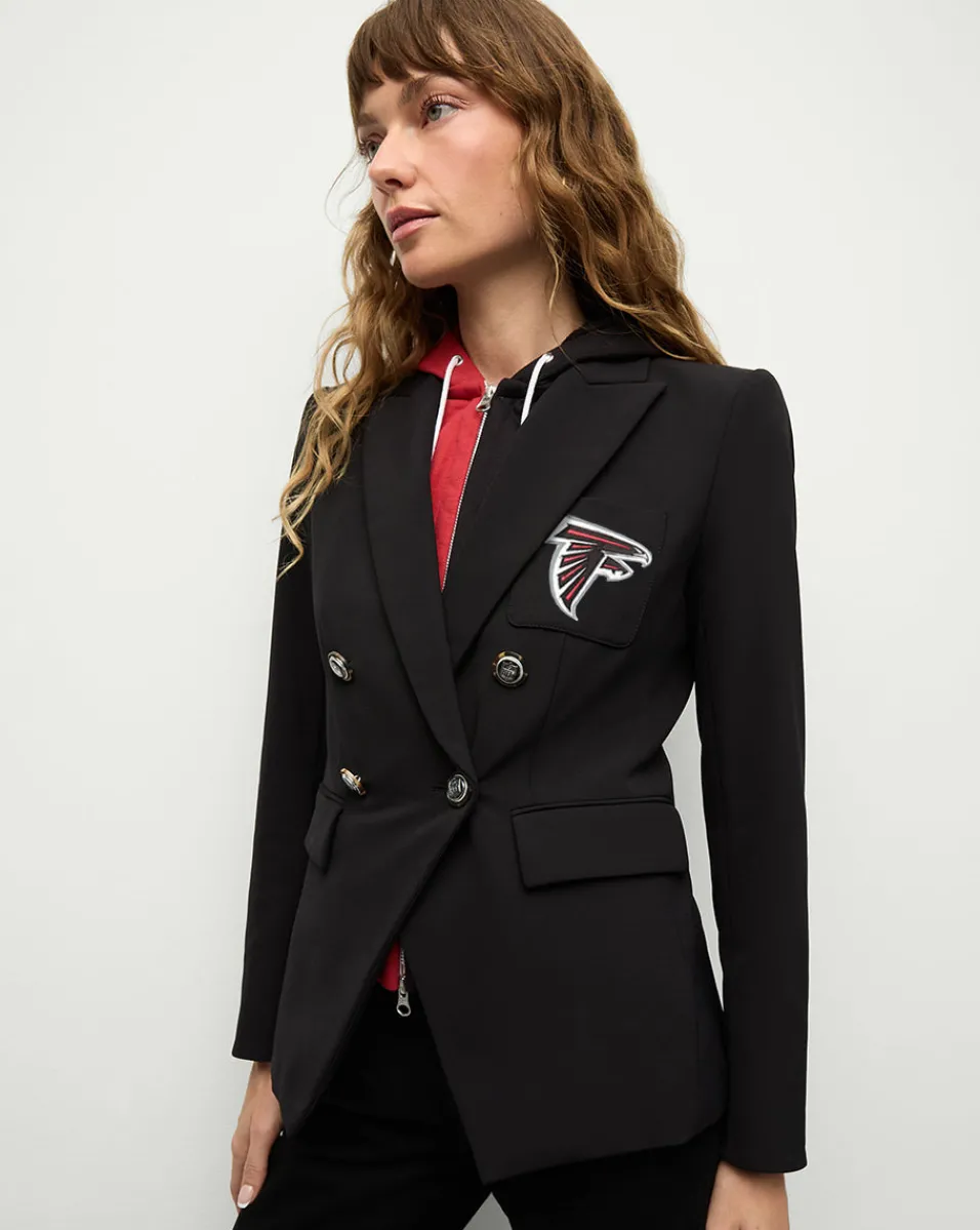 Flash Sale Veronica Beard Atlanta Falcons Dickey Jacket in Black/Silver AtlantaFalcons