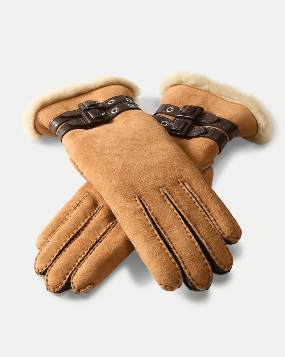 Hot Veronica Beard Bombera Gloves in Chestnut