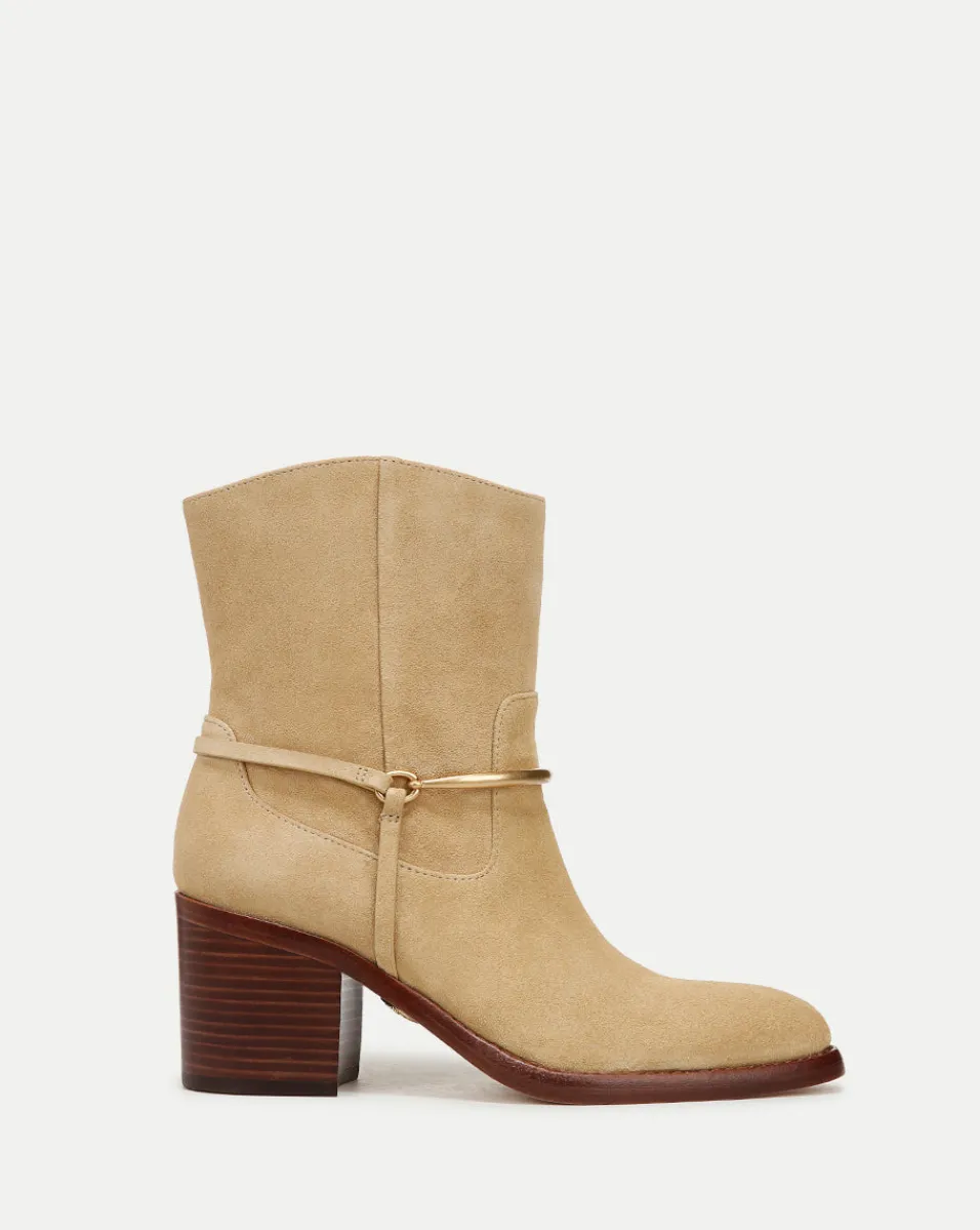 Sale Veronica Beard Camden Suede Bootie in Desert