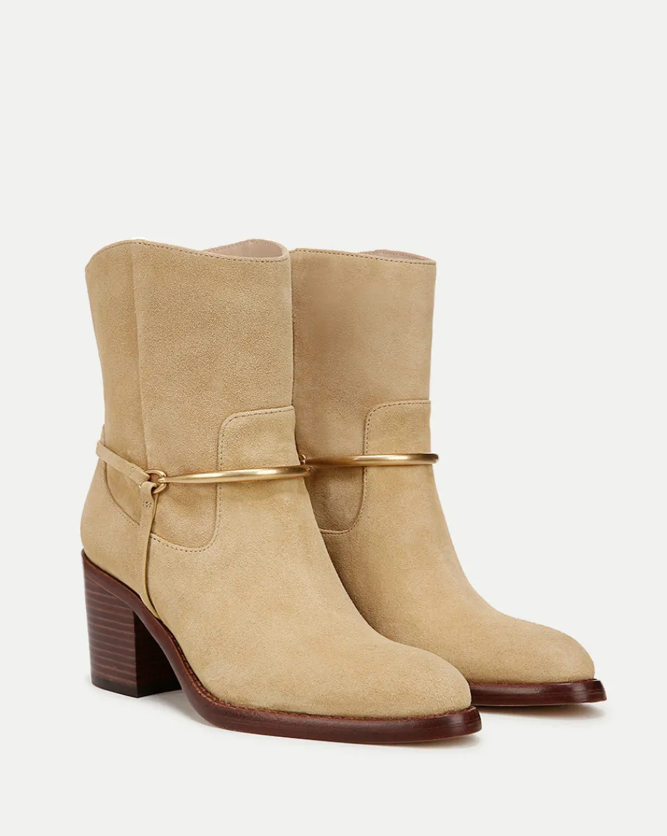 Sale Veronica Beard Camden Suede Bootie in Desert