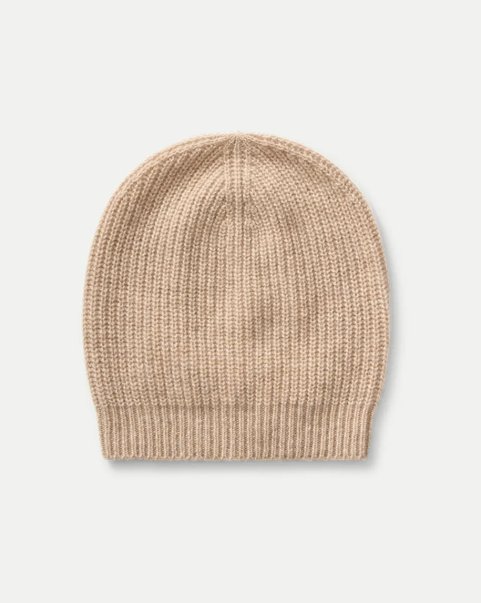 Clearance Veronica Beard Cashmere Beanie in Oatmeal