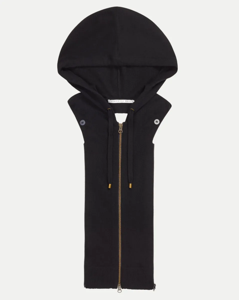 Hot Veronica Beard Cashmere Hoodie Dickey Black