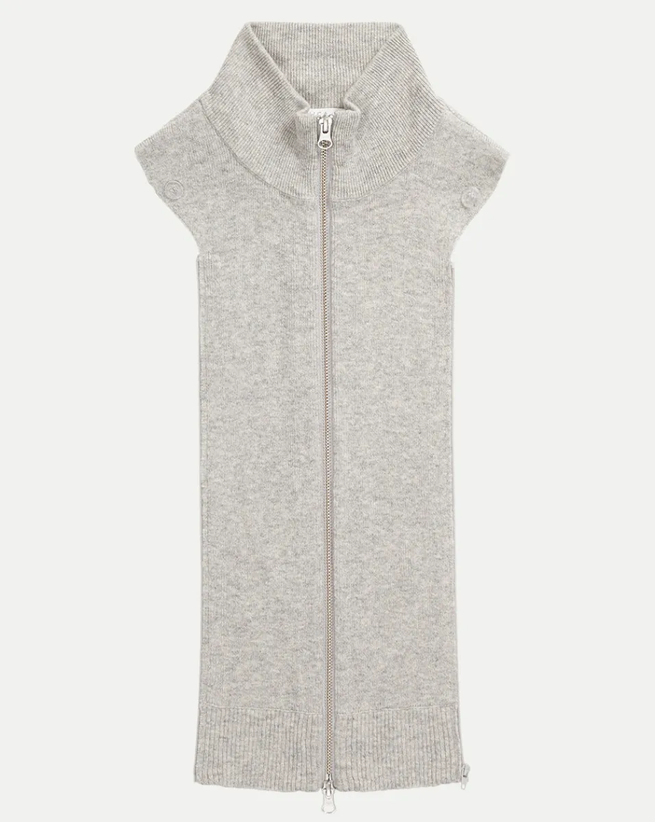 Fashion Veronica Beard Cashmere Uptown Dickey Grey