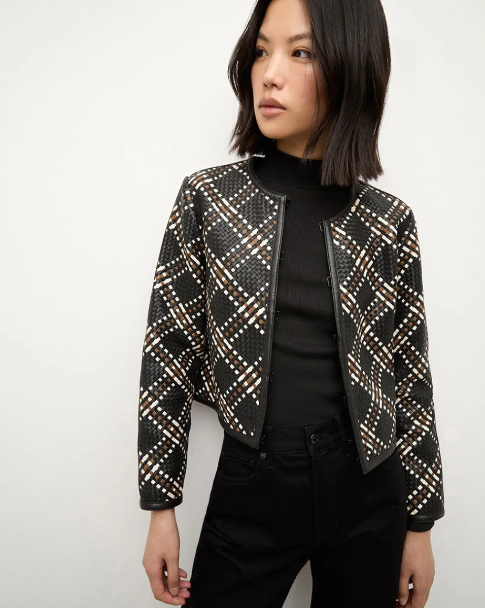 Online Veronica Beard Cassandra Jacket in Black Multi BlackMulti