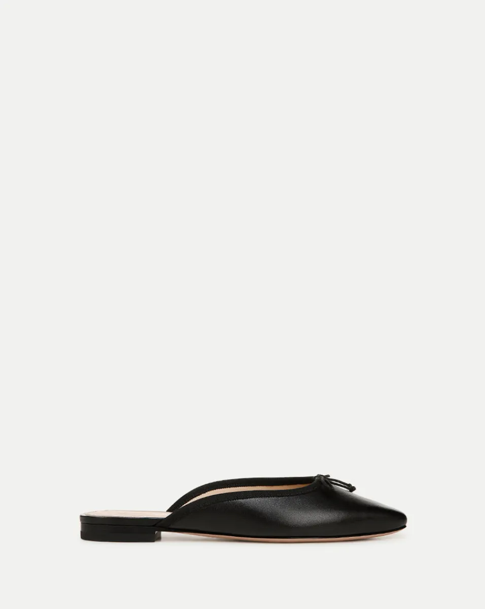 Sale Veronica Beard Catherine Leather Mule in Black