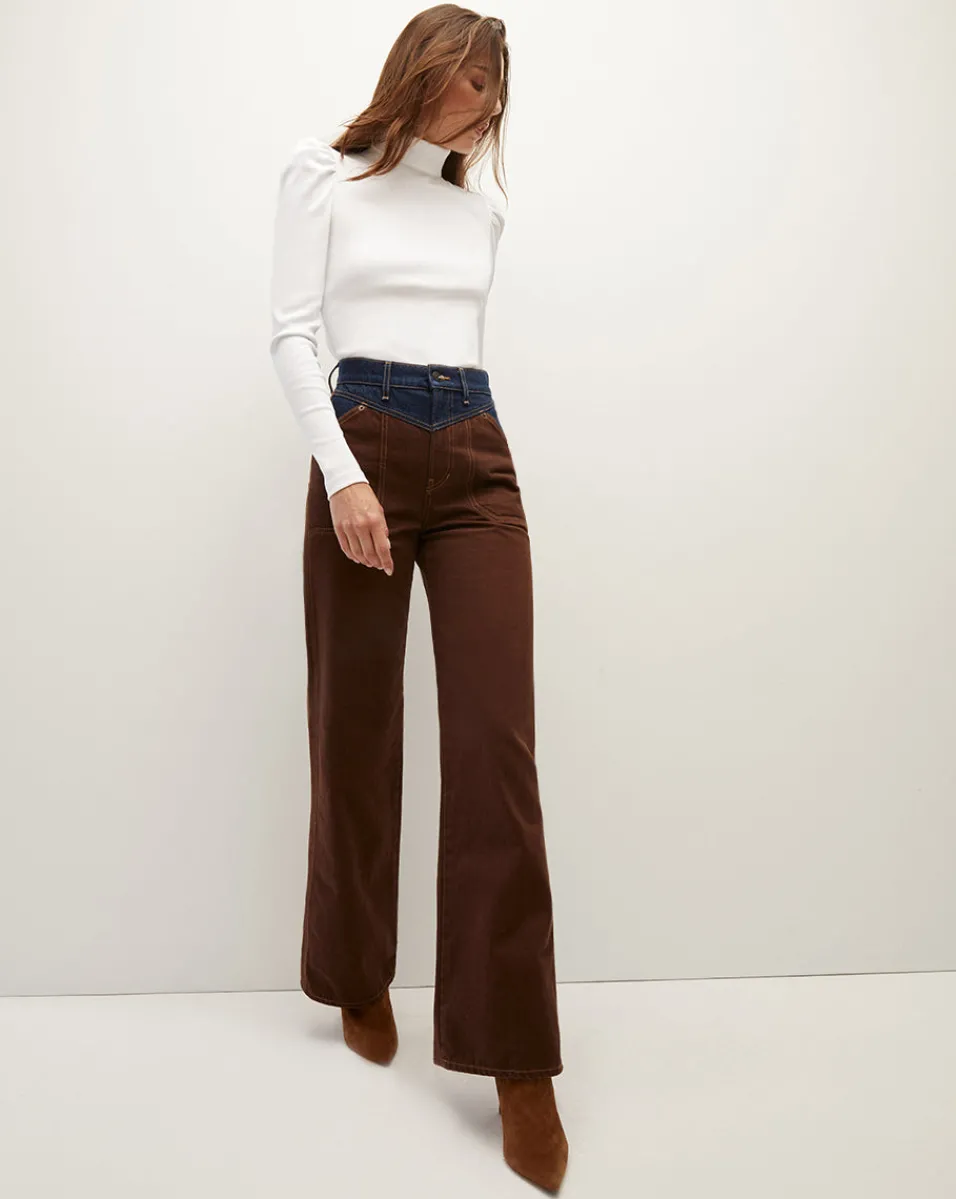 Cheap Veronica Beard Cedar Turtleneck White