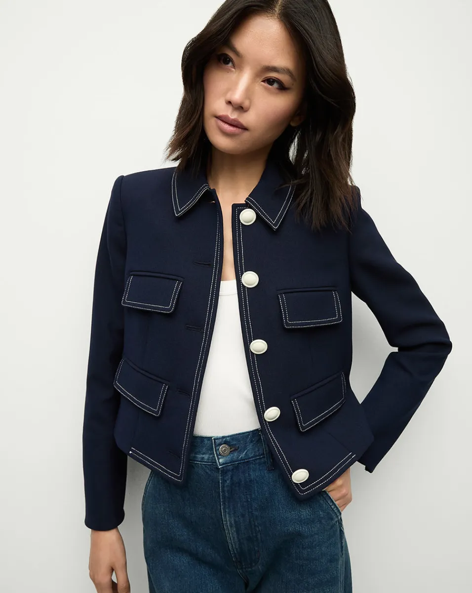 Sale Veronica Beard Constantine Jacket in Navy