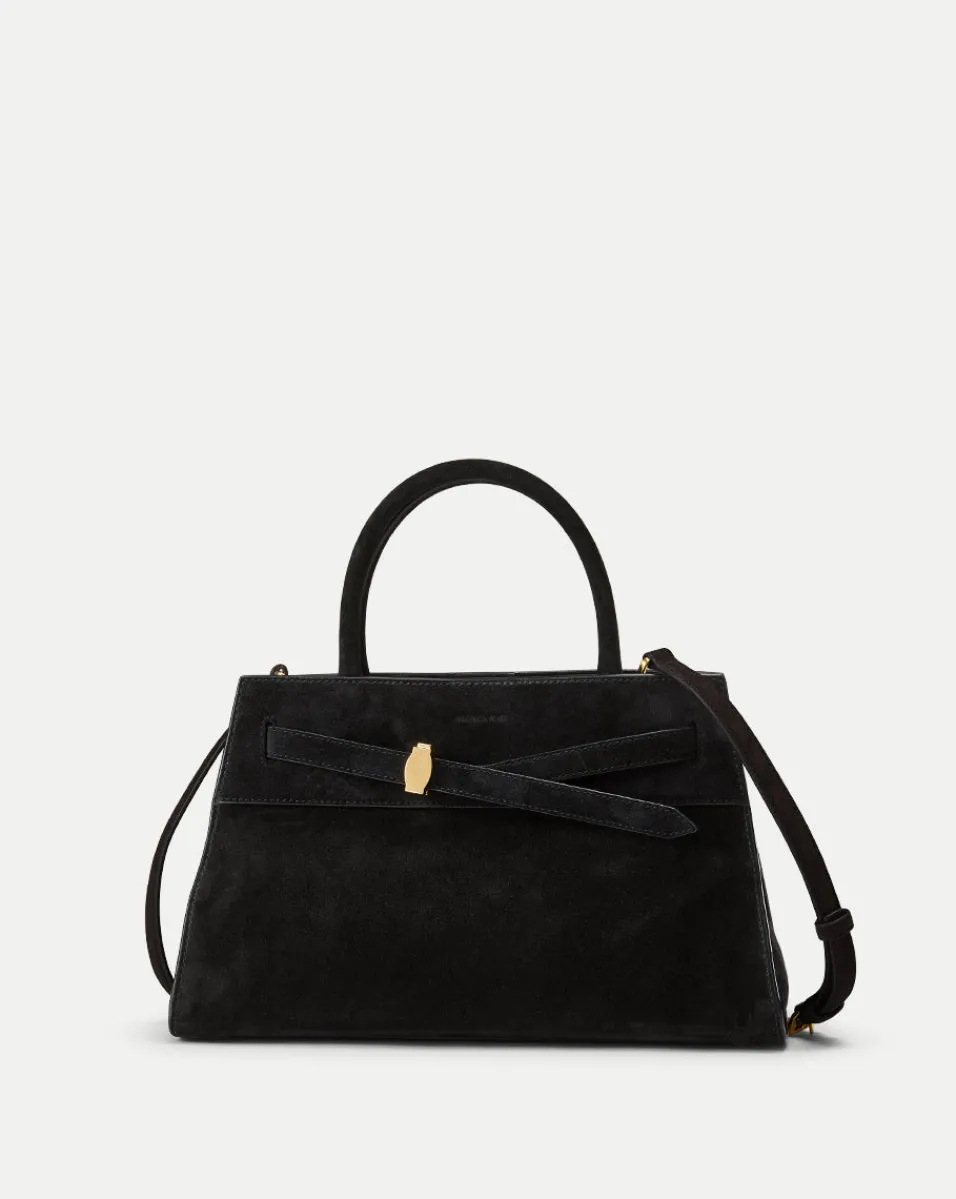 Hot Veronica Beard Dash Suede Bag in Black