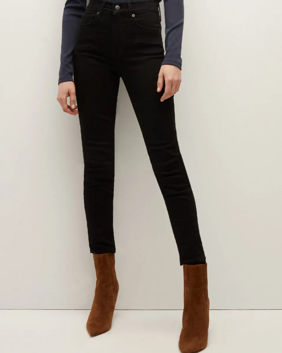 Shop Veronica Beard Debbie Skinny Jean Onyx