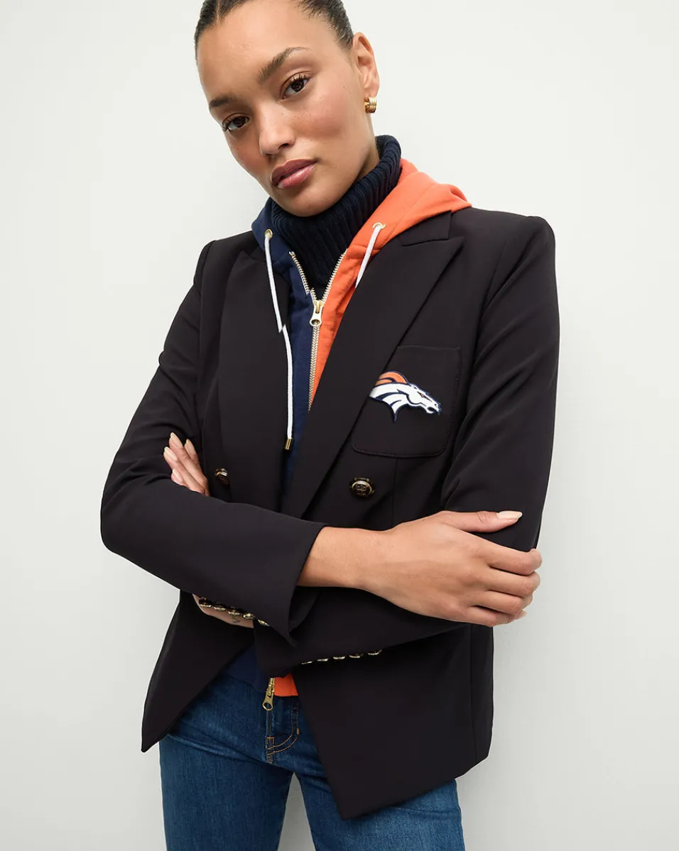 New Veronica Beard Denver Broncos Dickey Jacket in Navy/Gold DenverBroncos