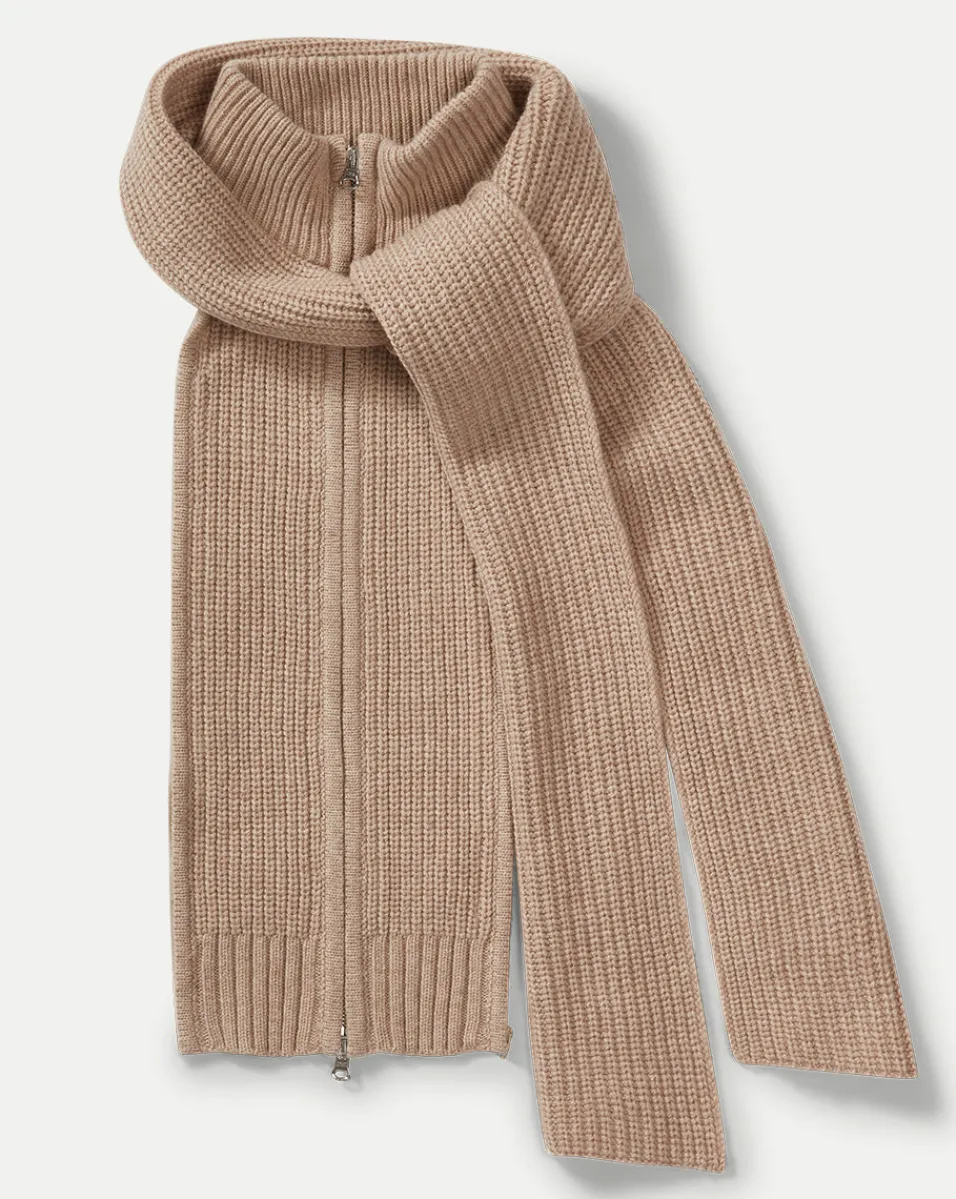 Online Veronica Beard Dorsey Cashmere Scarf Dickey in Oatmeal