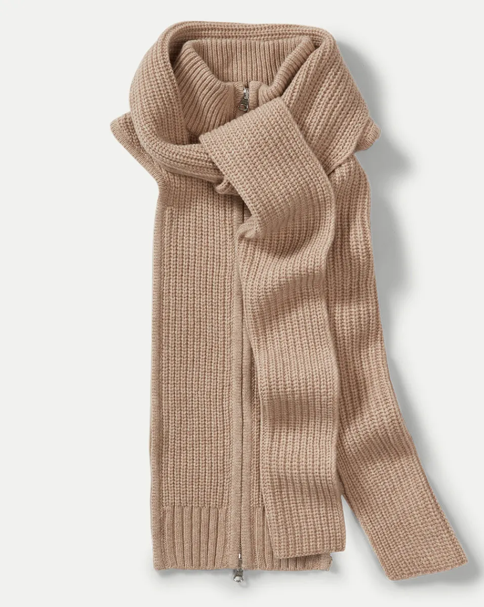 Online Veronica Beard Dorsey Cashmere Scarf Dickey in Oatmeal