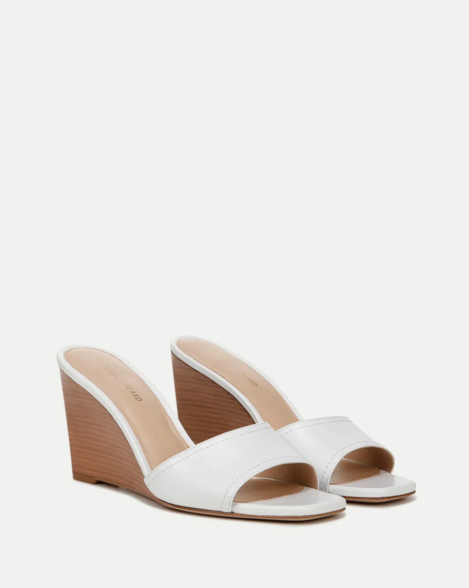 Shop Veronica Beard Ellen Wedge Sandal Coconut