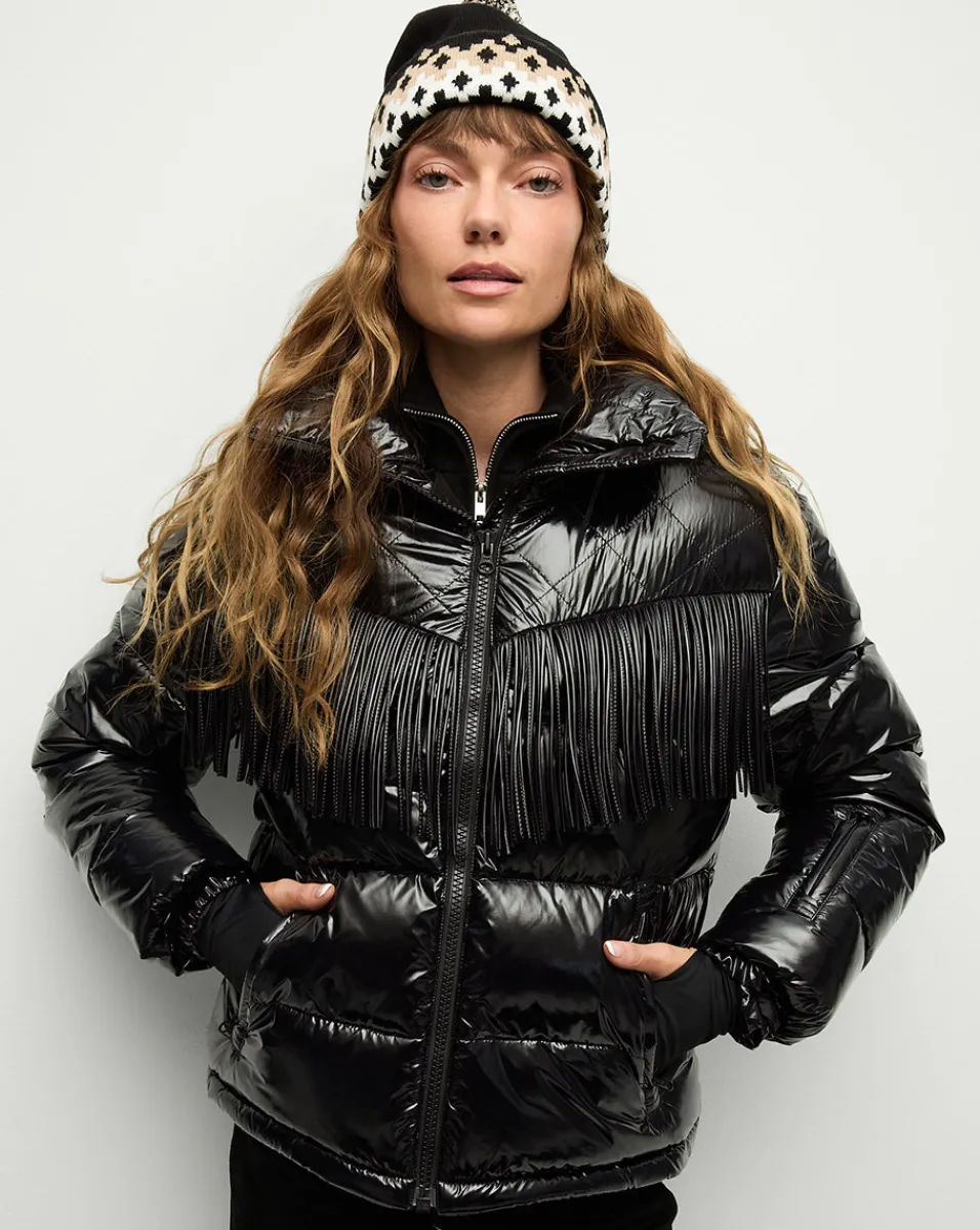 Hot Veronica Beard Fairbanks Fox Puffer Jacket in Black