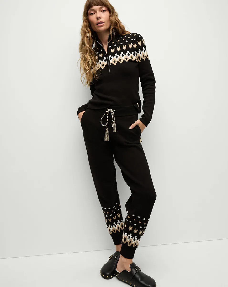 Discount Veronica Beard Fairbanks JoJo Knit Jogger in Black