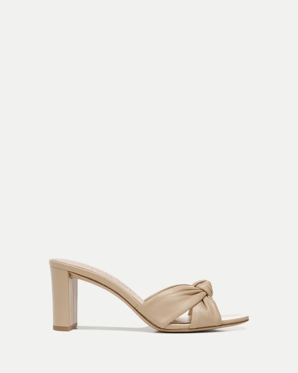 Best Sale Veronica Beard Ganita Knot-Front Sandal Nude