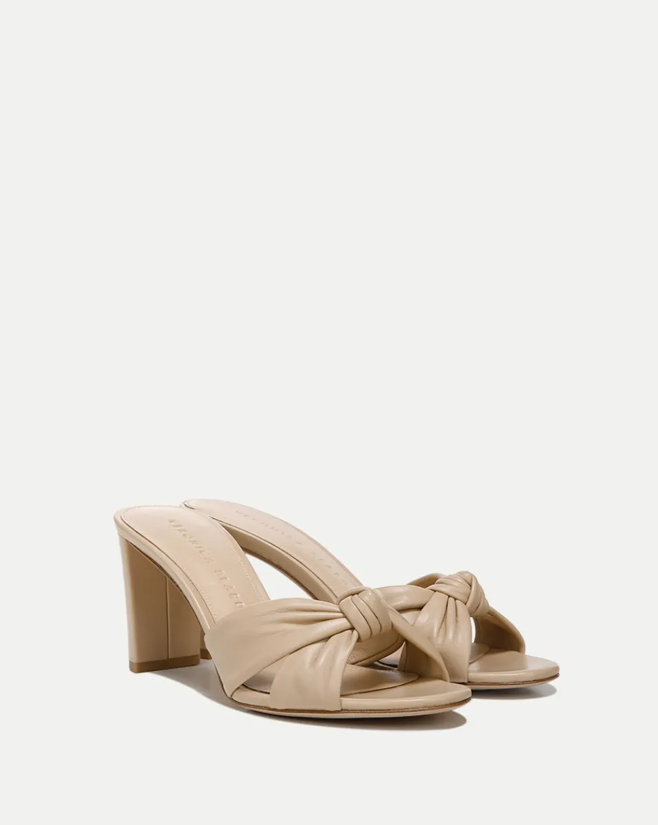 Best Sale Veronica Beard Ganita Knot-Front Sandal Nude