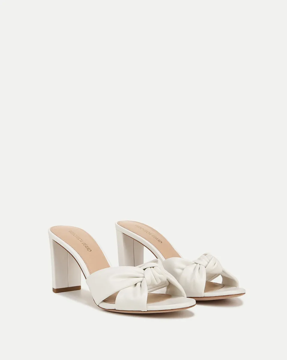 Best Veronica Beard Ganita Knot-Front Sandal in Coconut