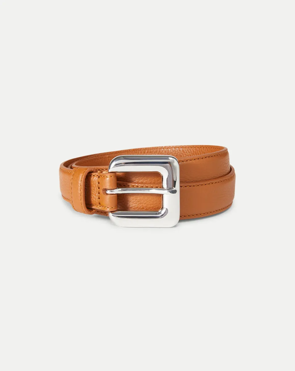 Best Veronica Beard Glossinia Belt in Brown/Silver