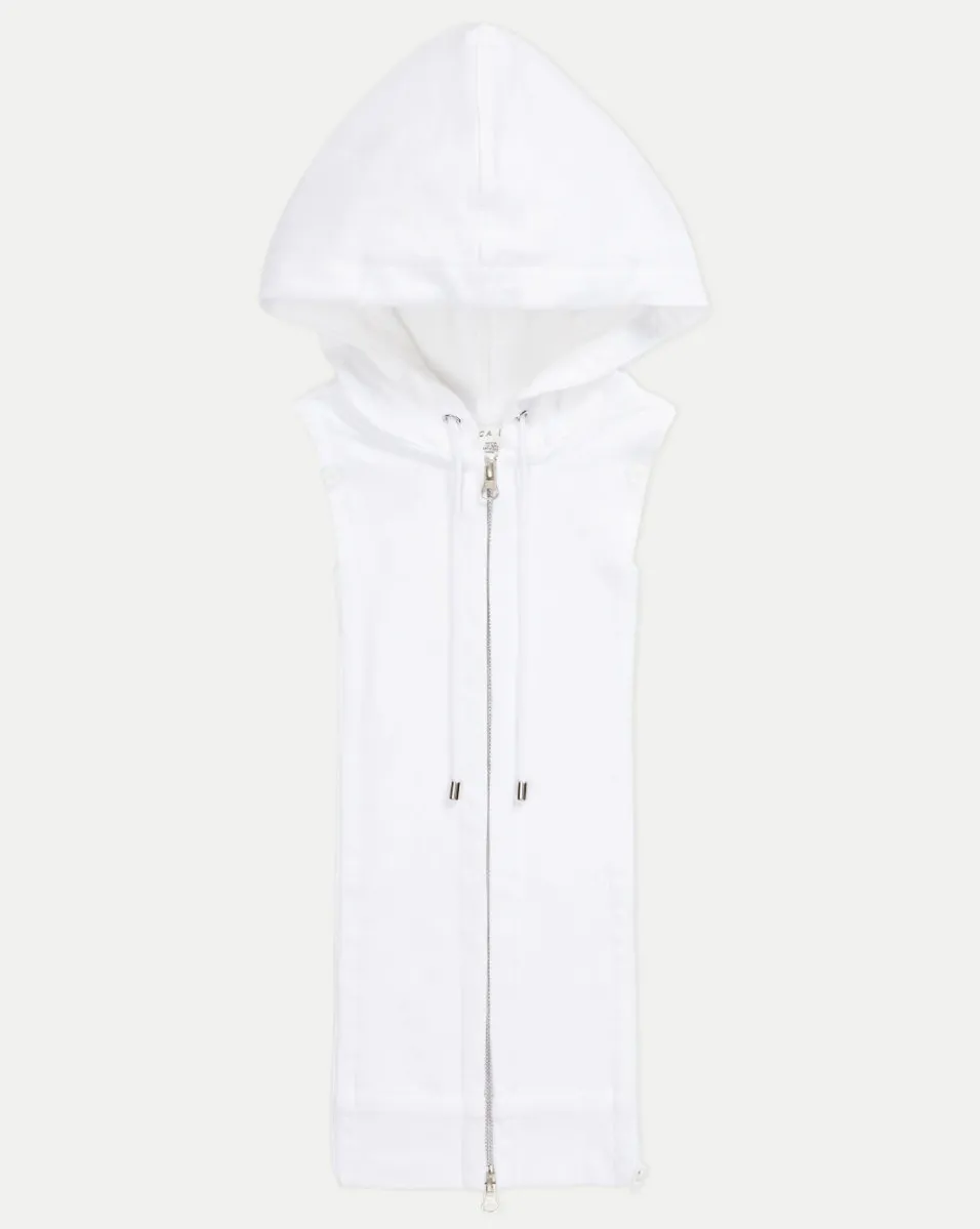 New Veronica Beard Hoodie Dickey White