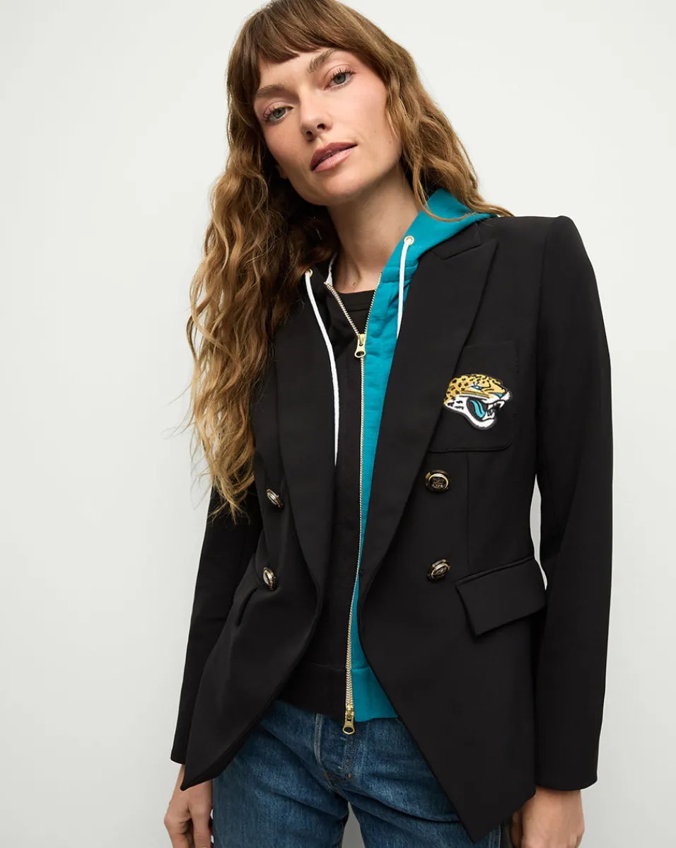 Flash Sale Veronica Beard Jacksonville Jaguars Dickey Jacket in Black/Gold JacksonvilleJaguars