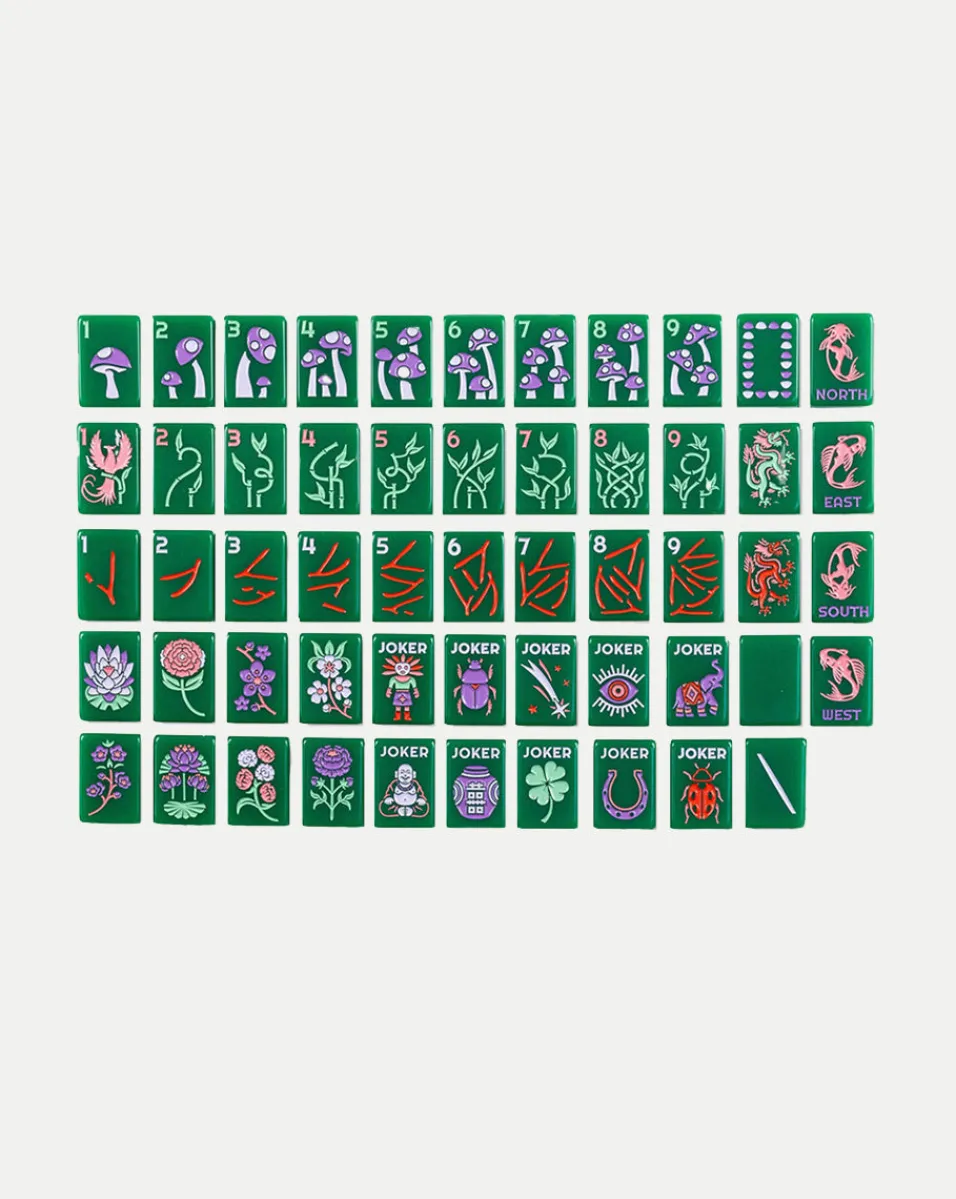 Online Veronica Beard Green Mahjong Tiles | The Lucky Line in Jade