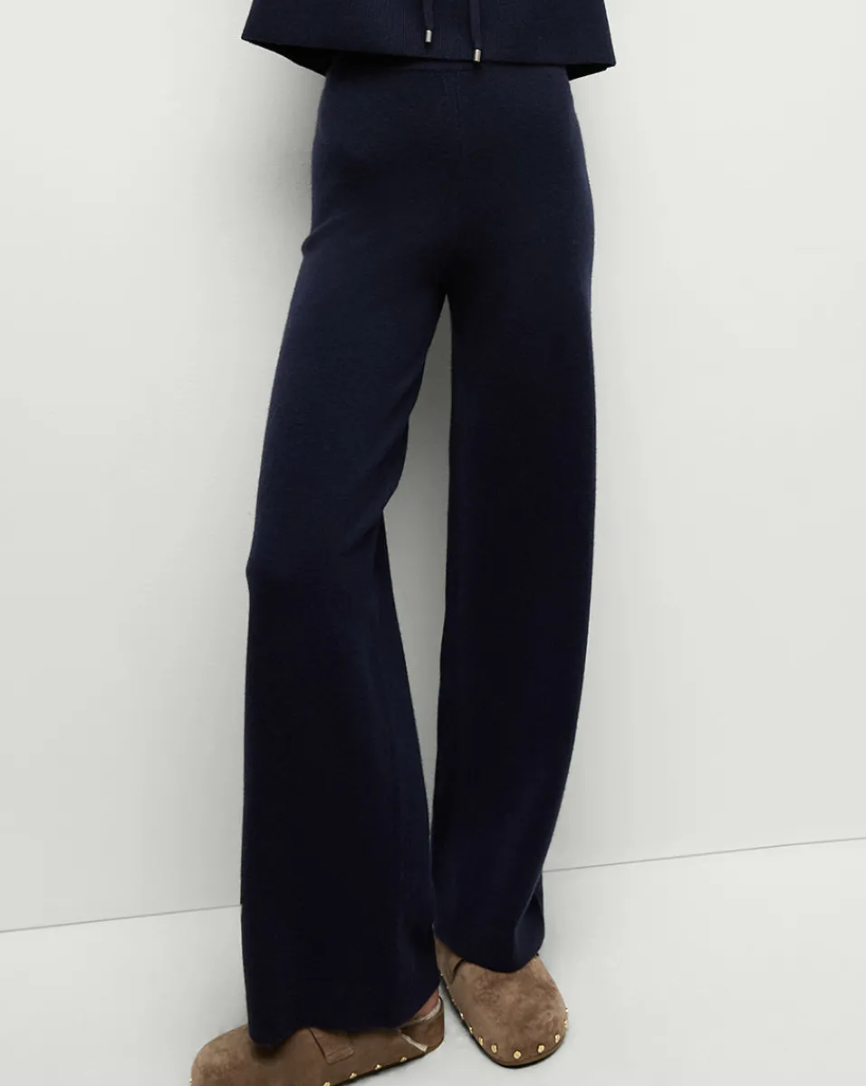 Store Veronica Beard Jenkins Merino Cashmere Pant in Navy