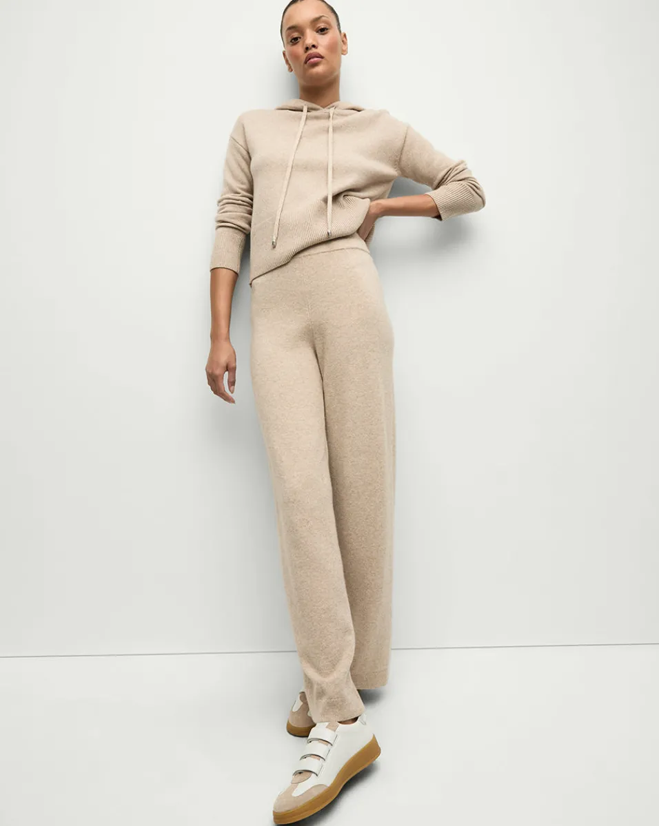 Discount Veronica Beard Jenkins Merino Cashmere Pant in Oatmeal