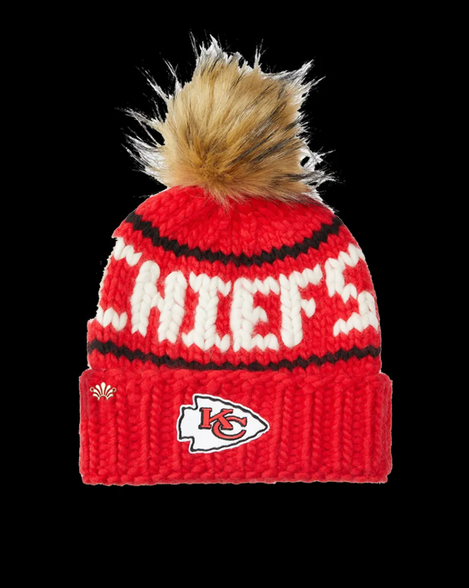 Flash Sale Veronica Beard Kansas City Chiefs Beanie in Red