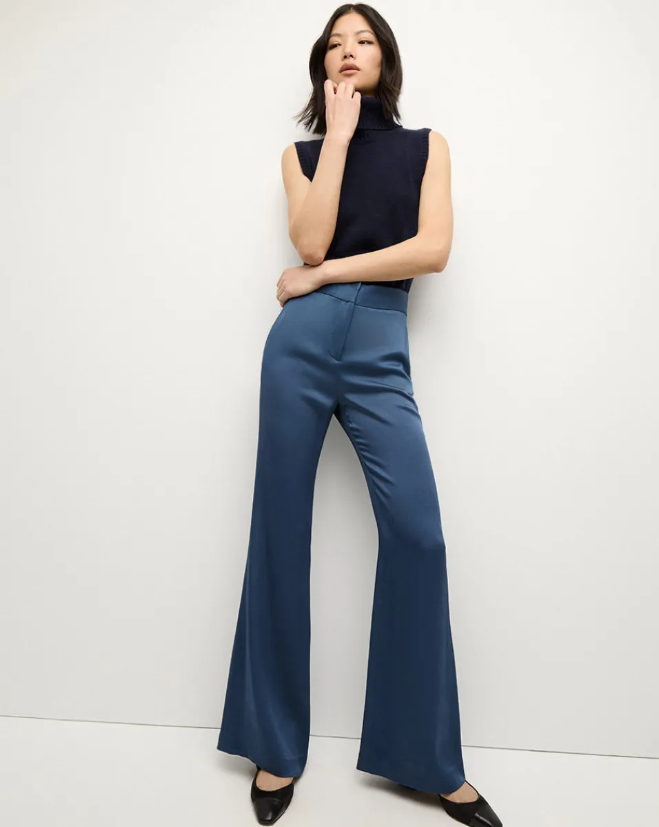 Clearance Veronica Beard Lebone Pant in Blue Stone BlueStone