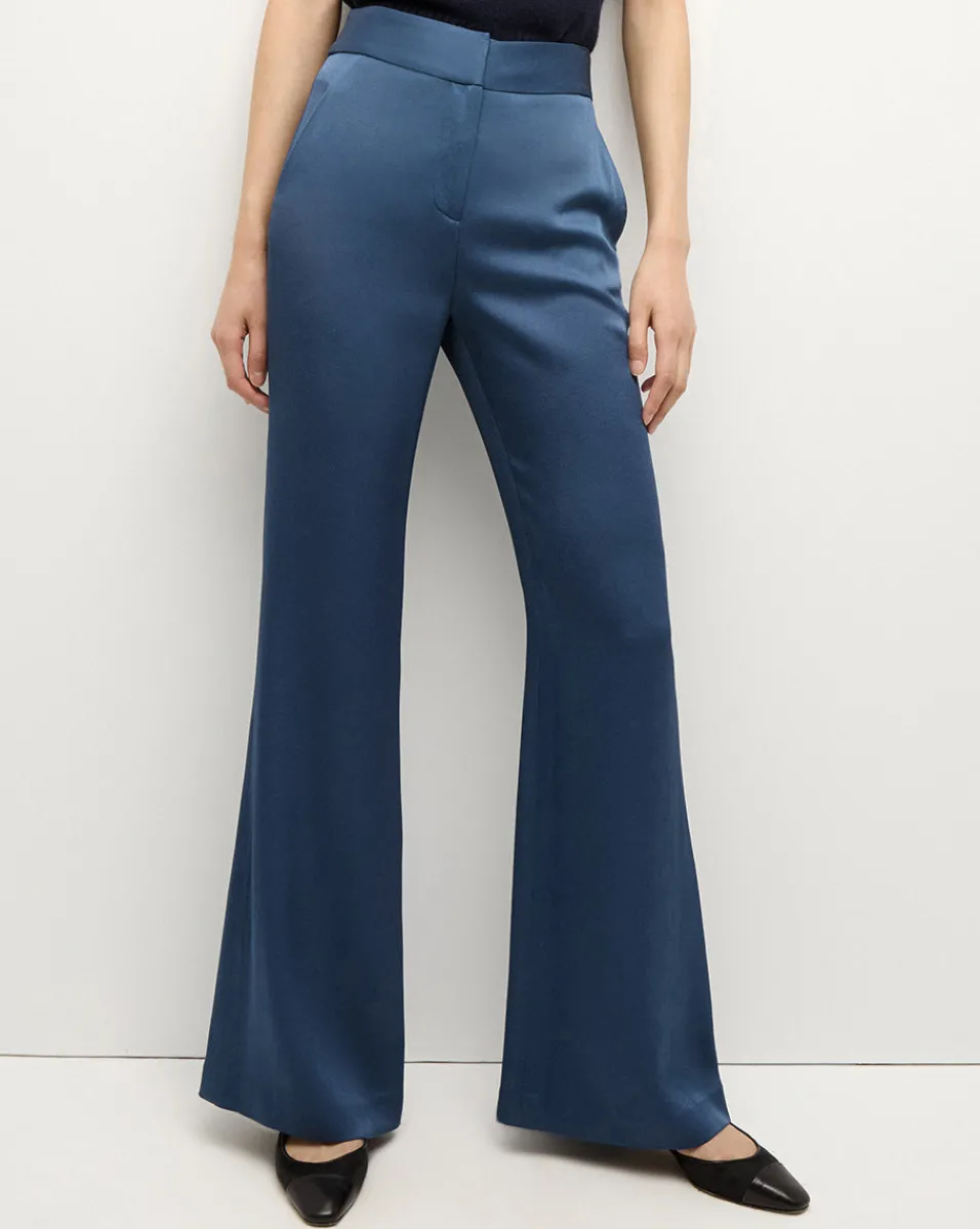 Clearance Veronica Beard Lebone Pant in Blue Stone BlueStone