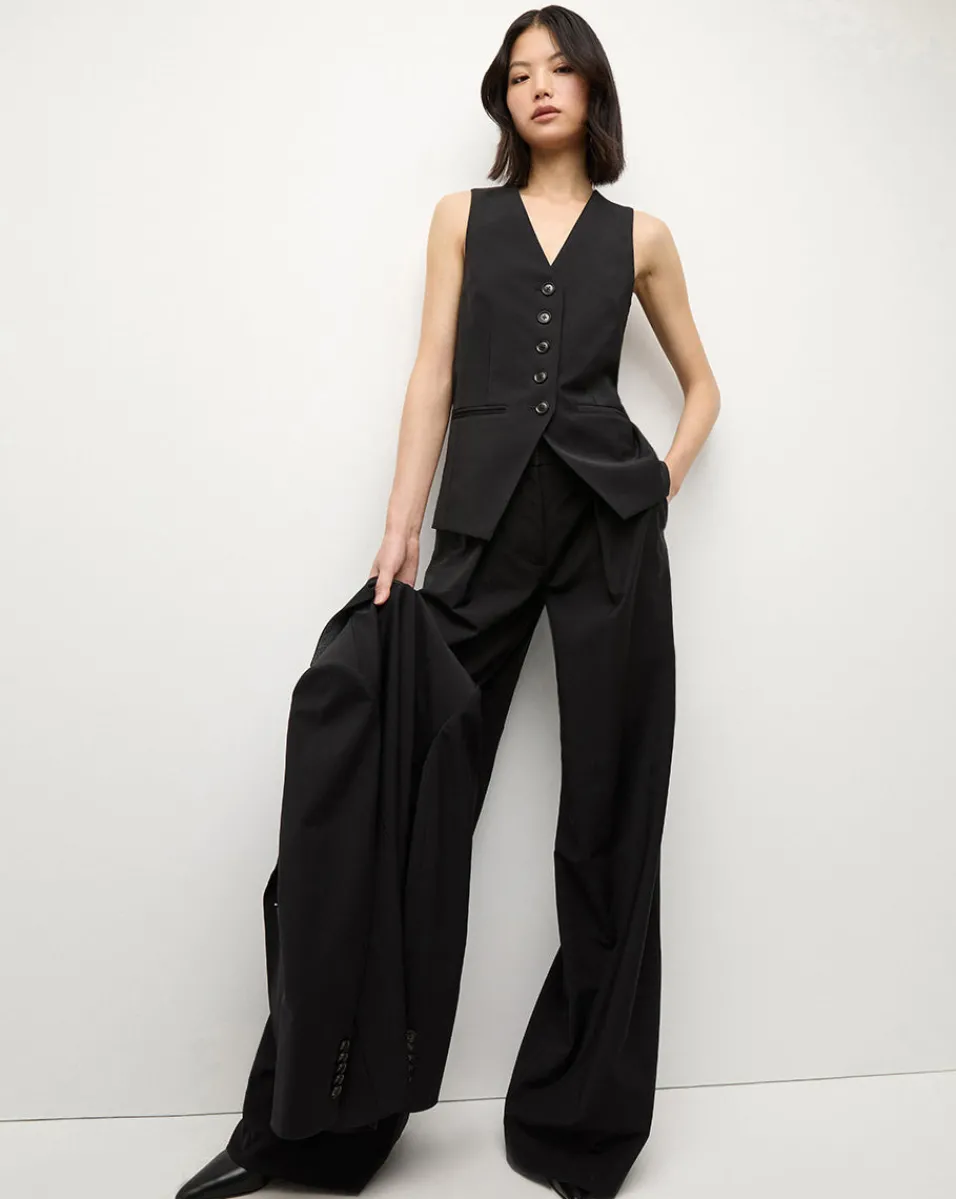 Online Veronica Beard Liff Suit Vest in Black