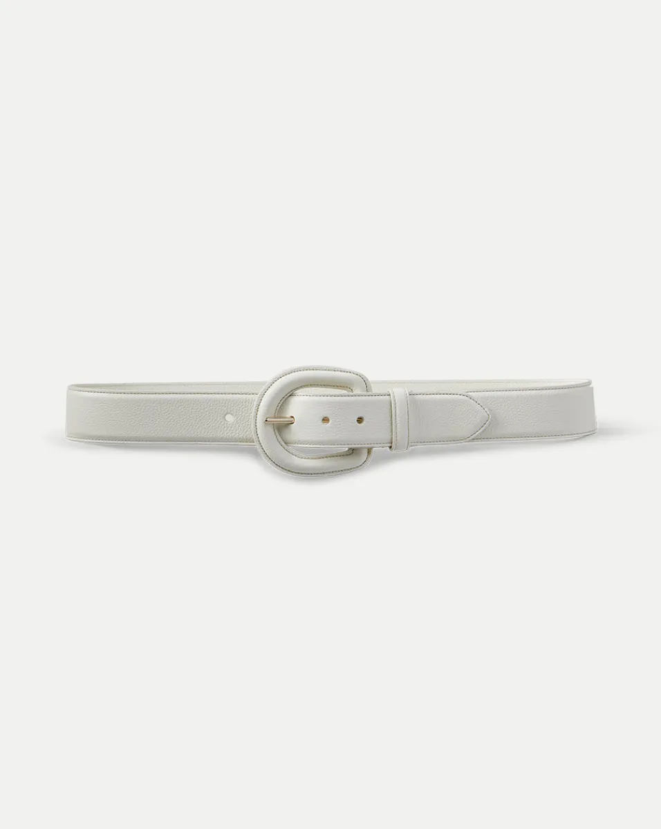 Discount Veronica Beard Martina Belt in White