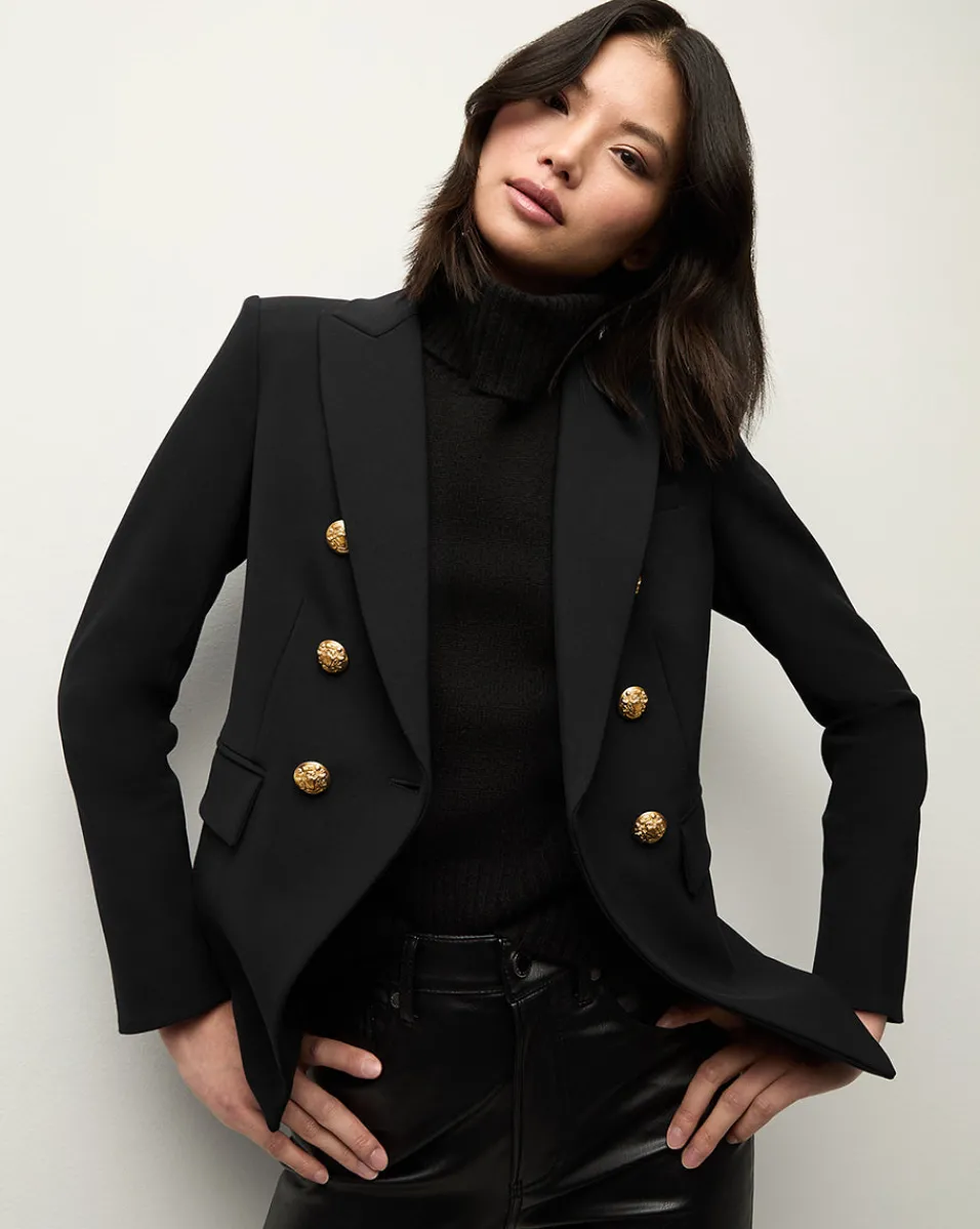 Clearance Veronica Beard Miller Dickey Jacket Black/Gold