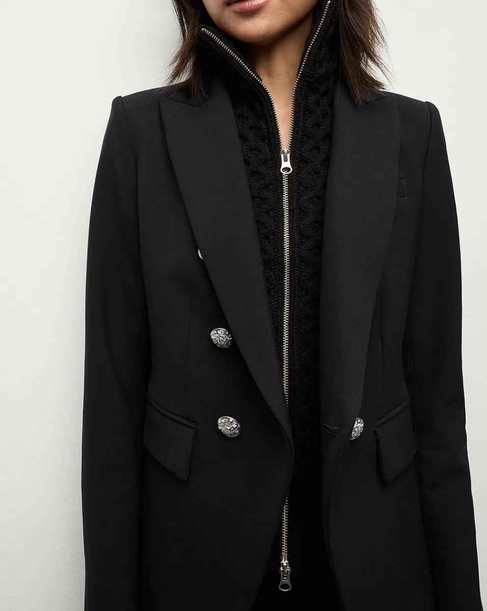 Outlet Veronica Beard Miller Dickey Jacket Black/Silver