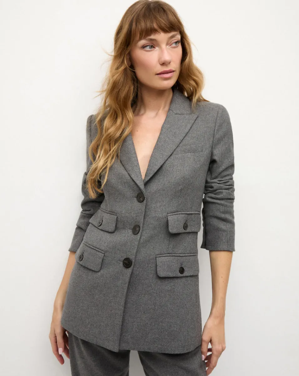 Fashion Veronica Beard Nalani Dickey Jacket in Heather Grey HeatherGrey