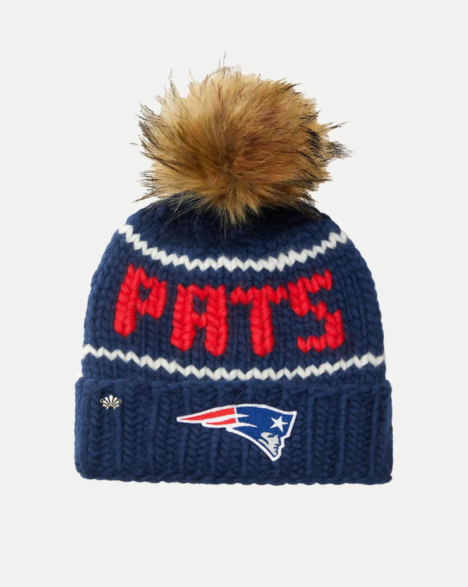 Online Veronica Beard New England Patriots Beanie in Nautical Blue NauticalBlue