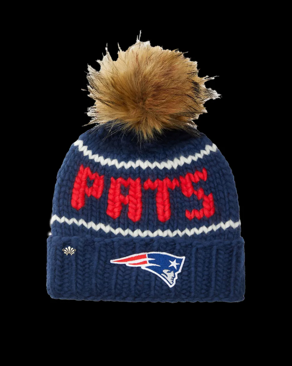 Online Veronica Beard New England Patriots Beanie in Nautical Blue NauticalBlue