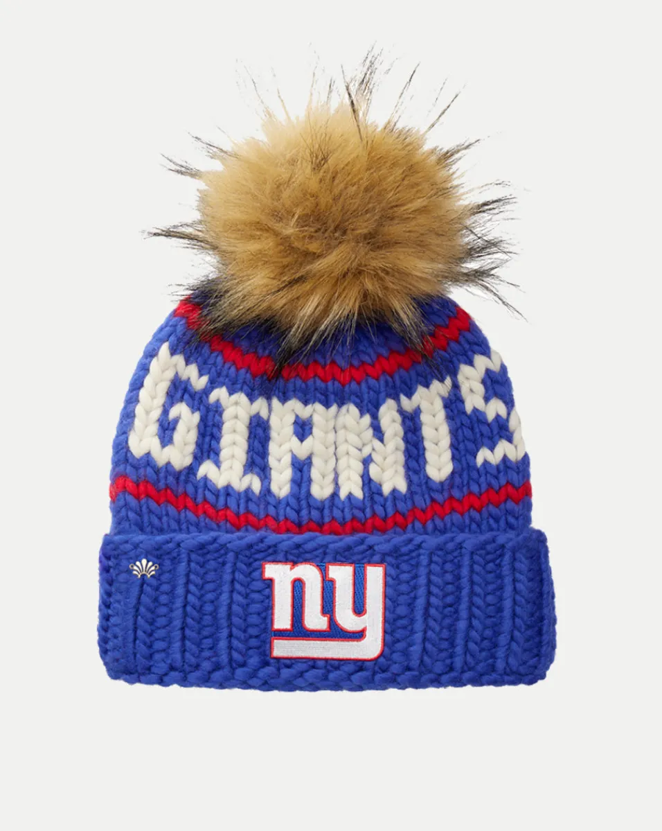 Best Sale Veronica Beard New York Giants Beanie in Dark Blue DarkBlue