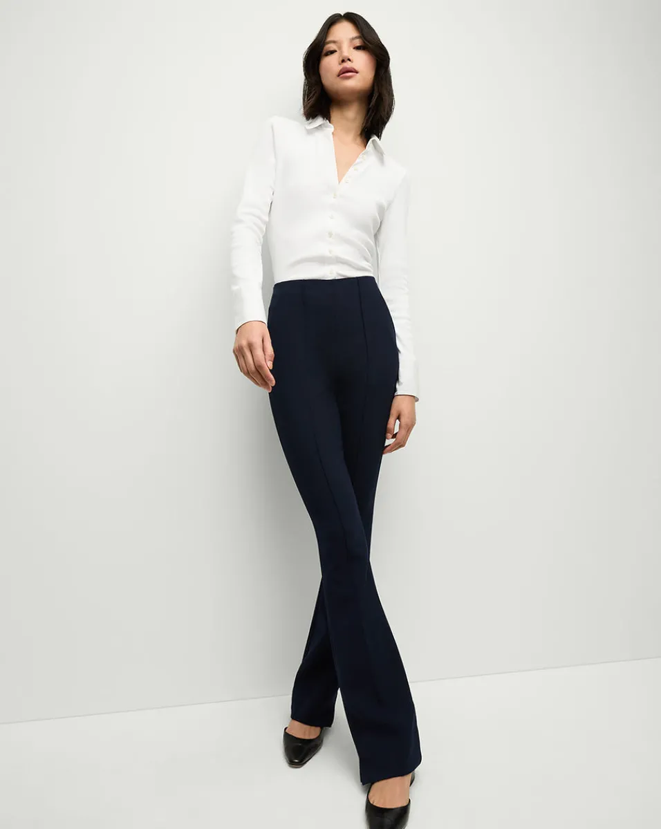 Store Veronica Beard Orion Flare Pant in Navy