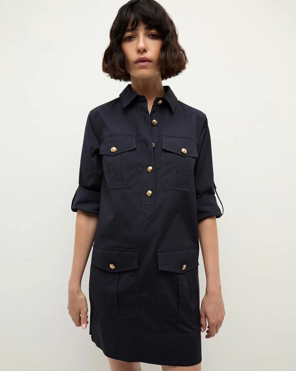 Flash Sale Veronica Beard Saude Cargo Dress in Navy