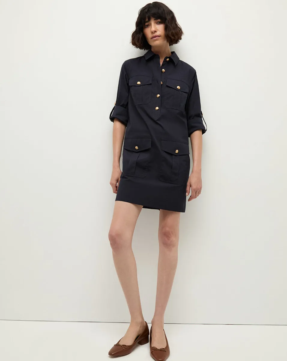 Flash Sale Veronica Beard Saude Cargo Dress in Navy