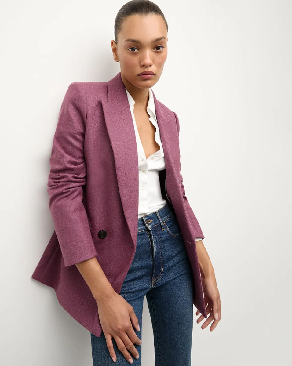 Flash Sale Veronica Beard Sevyn Dickey Jacket in Mauve VintageOrchid