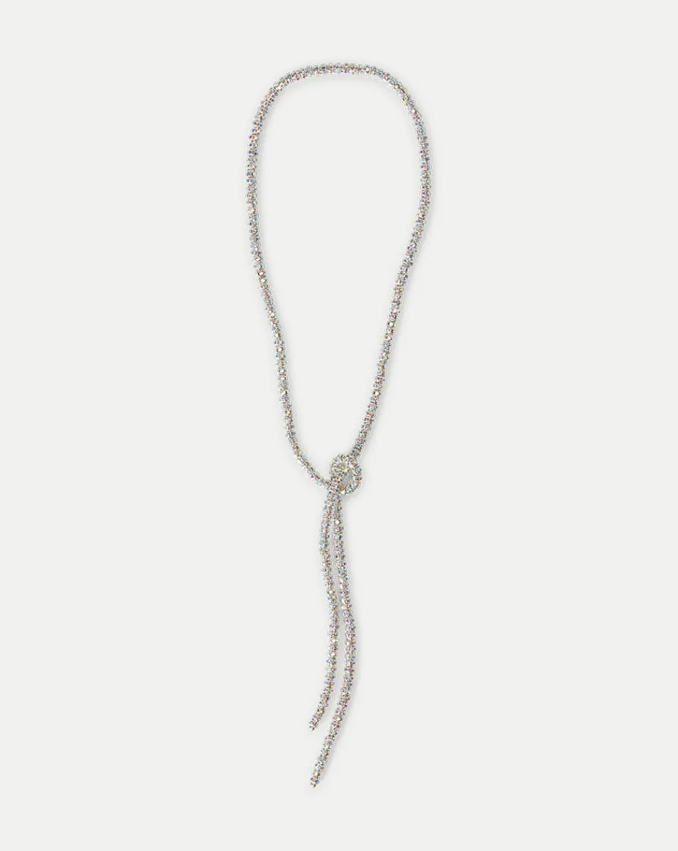 Online Veronica Beard Skinny Serpent Chain Necklace in Silver