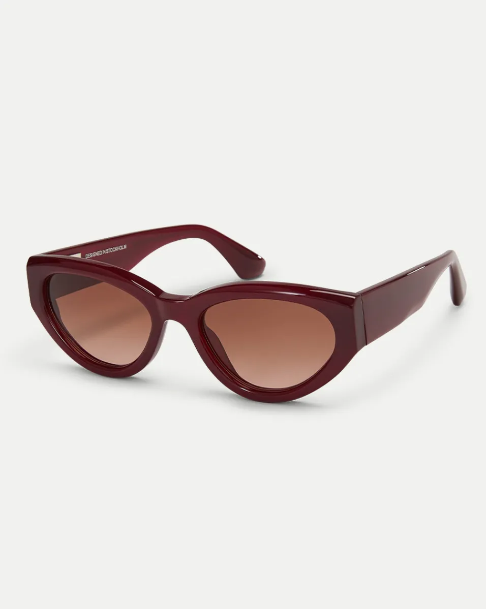 Fashion Veronica Beard 06 Sunglasses in Burgundy