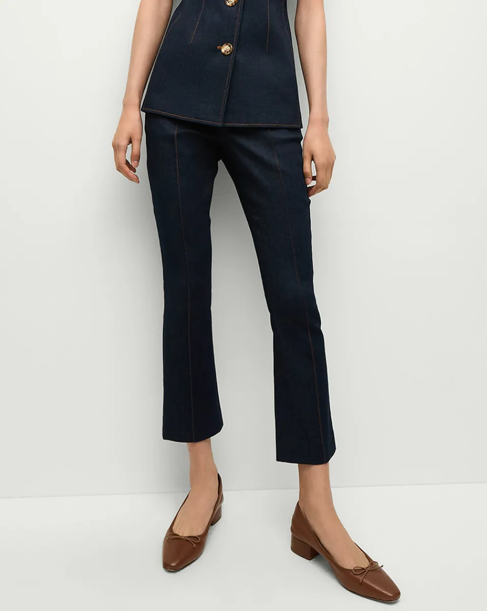 Cheap Veronica Beard Tani Denim Pant in Dark Oxford DarkOxford