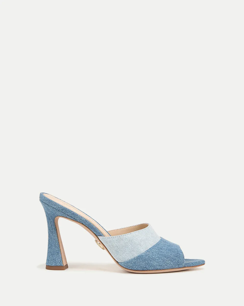 Best Veronica Beard Thora Denim Mule in Blue